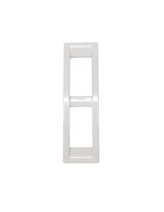 Vimar 16787.04 Placa Classic 2 Módulos Panel Tecnopolímero Blanco